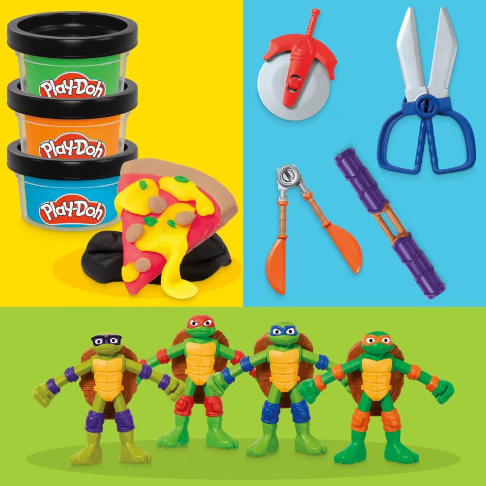 Hasbro Play Doh - Teenage Mutant Ninja Turtles, Cowabunga Creations G0556