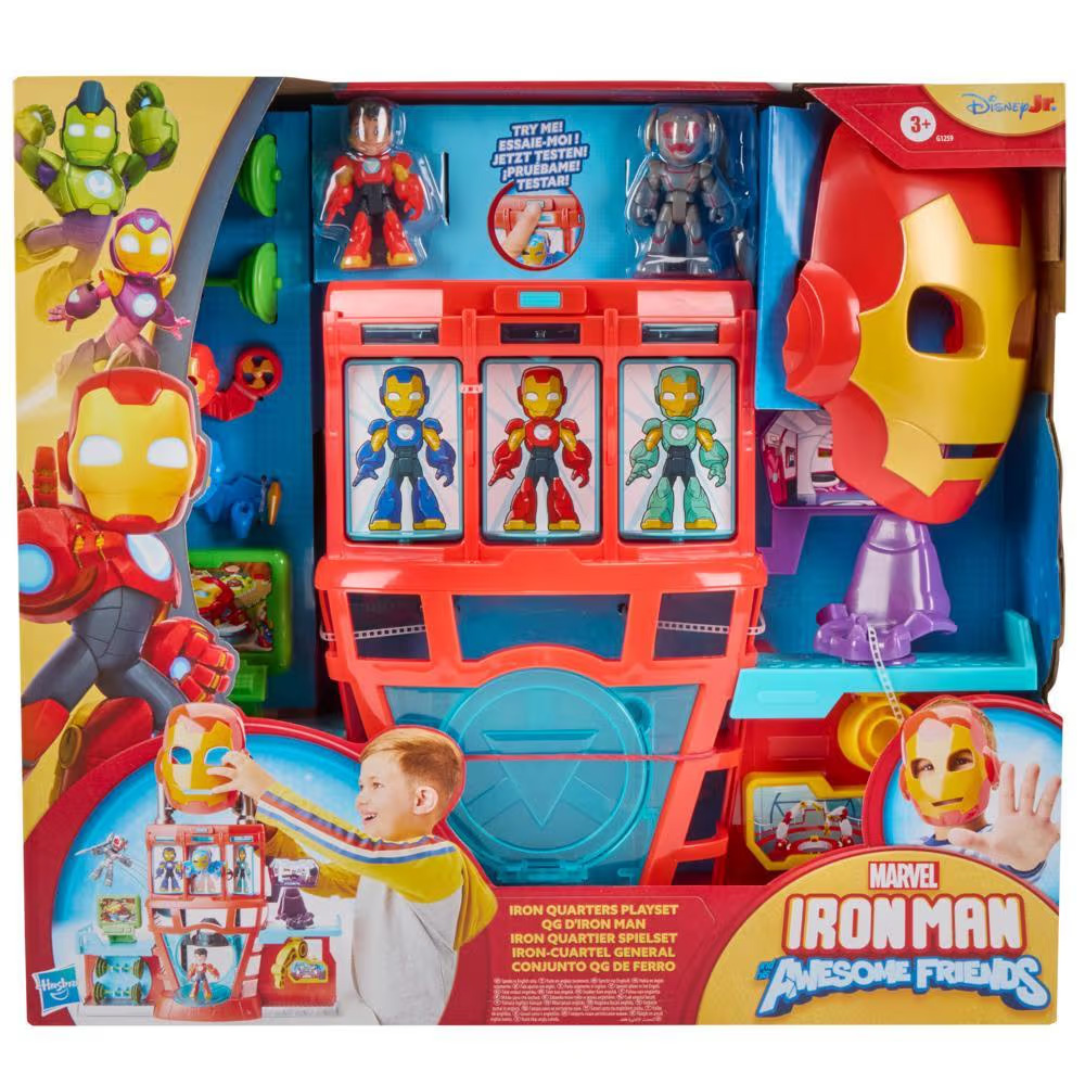 Hasbro - Iron Man Αnd His Awesome Friends Marvel, Iron Quarters G1259
