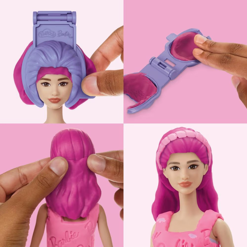 Παιχνιδολαμπάδα Hasbro Play Doh - Barbie Hearts And Hair G1357 (G1354)