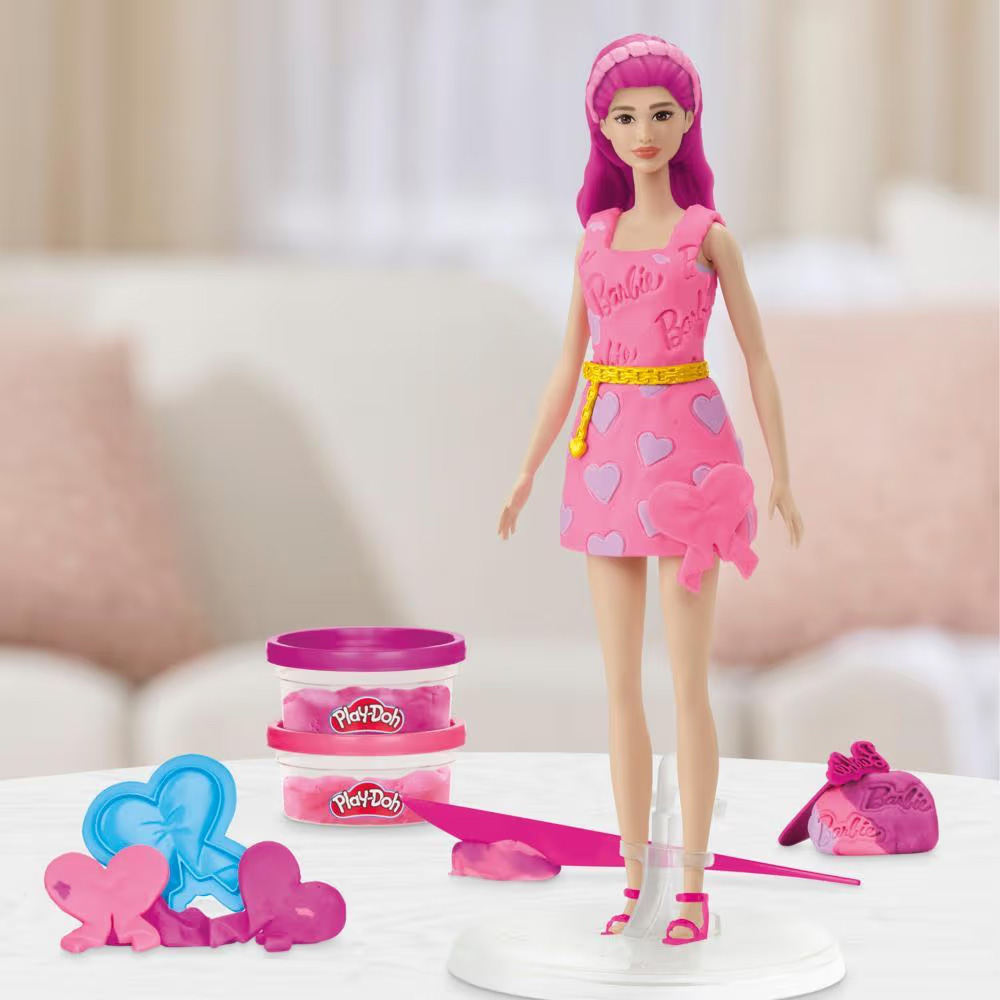 Παιχνιδολαμπάδα Hasbro Play Doh - Barbie Hearts And Hair G1357 (G1354)