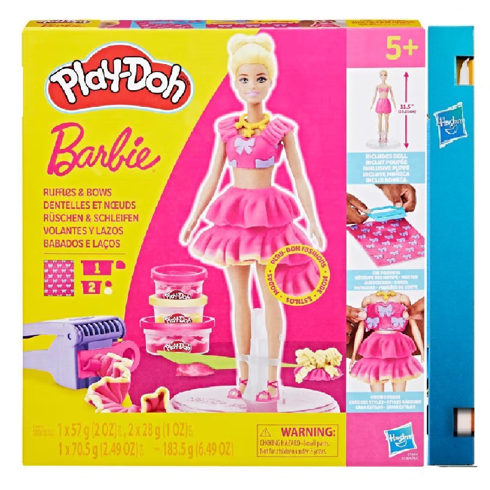 Παιχνιδολαμπάδα Hasbro Play Doh - Barbie Ruffles & Bows G1361 (G1354)