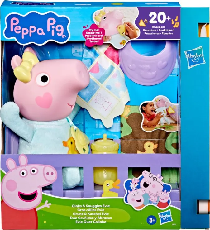 Παιχνιδολαμπάδα Hasbro - Peppa Pig, Oinks & Snuggles G1637