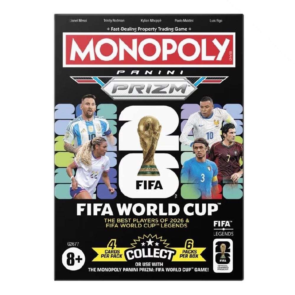 Hasbro - Επιτραπέζιο, Monopoly, Συλλεκτικές Κάρτες Panini Prizm: FIFA World Cup Booster Box G2677
