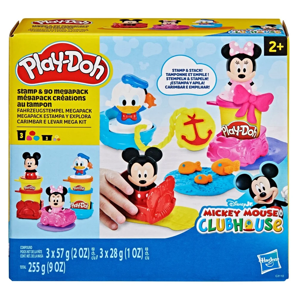 Hasbro Play Doh - Disney Jr Stamp And Go Megapack G3110