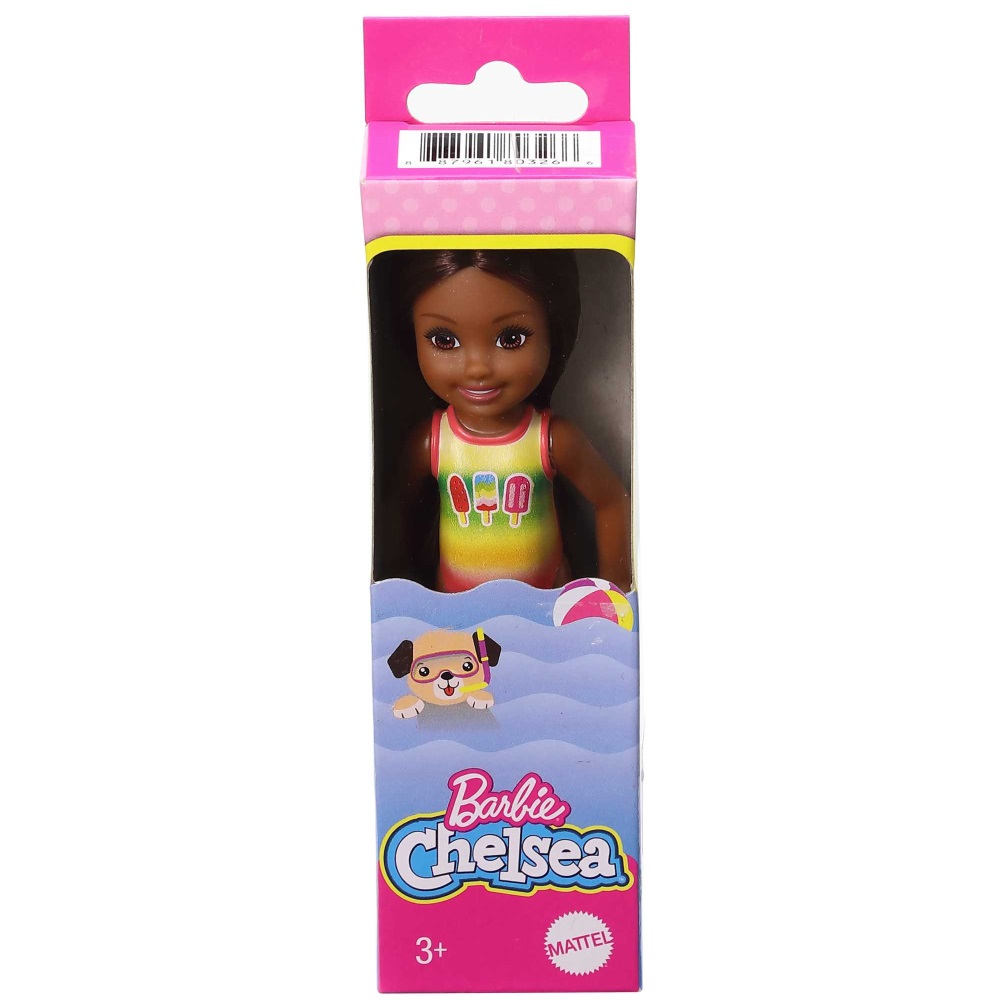 Mattel Barbie - Chelsea Κουκλίτσα, Ice Cream Beach Suit GHV56 (GHV54)