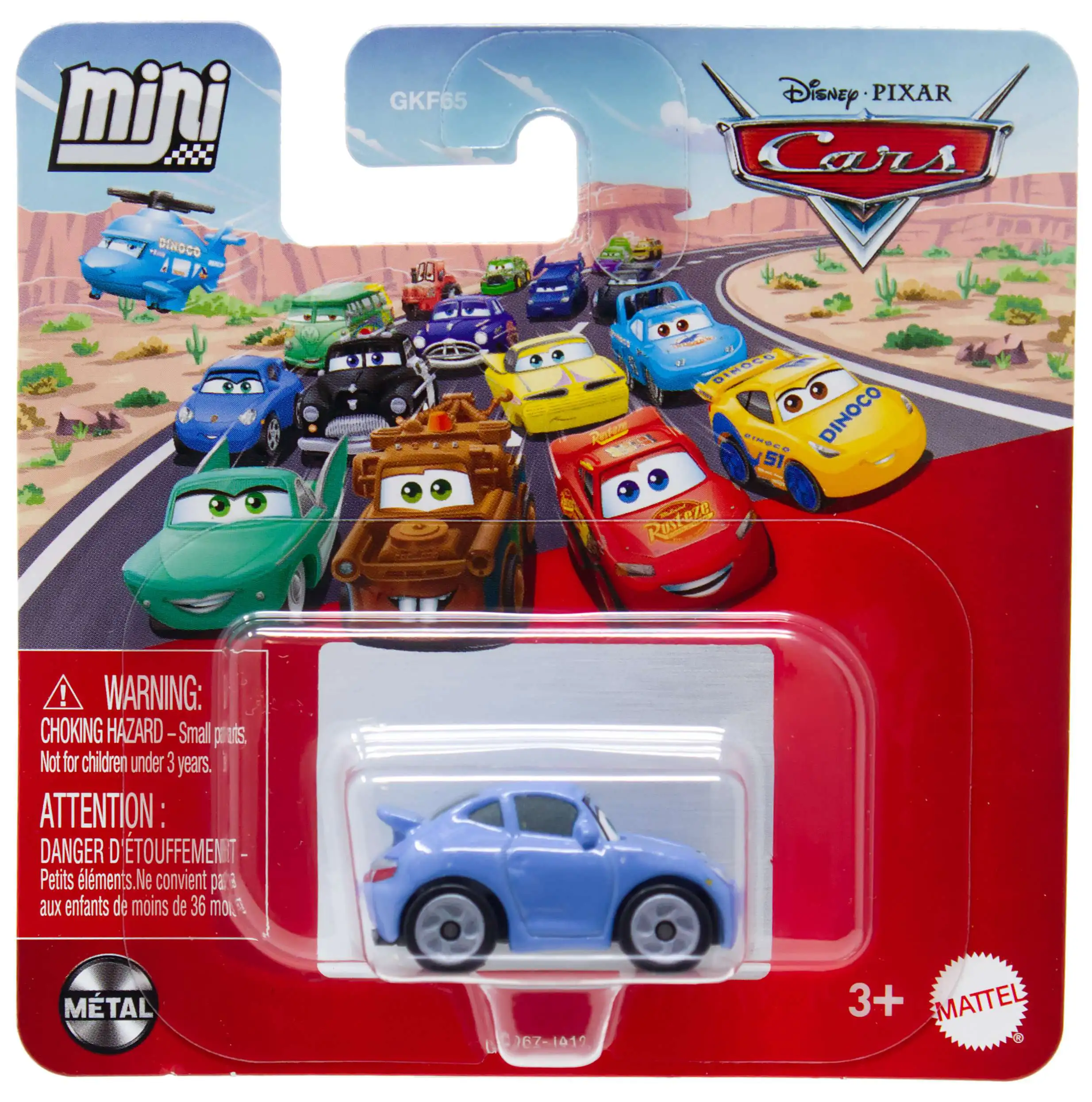 Mattel Cars - Mini Racers, Sally GLD67 (GKF65)