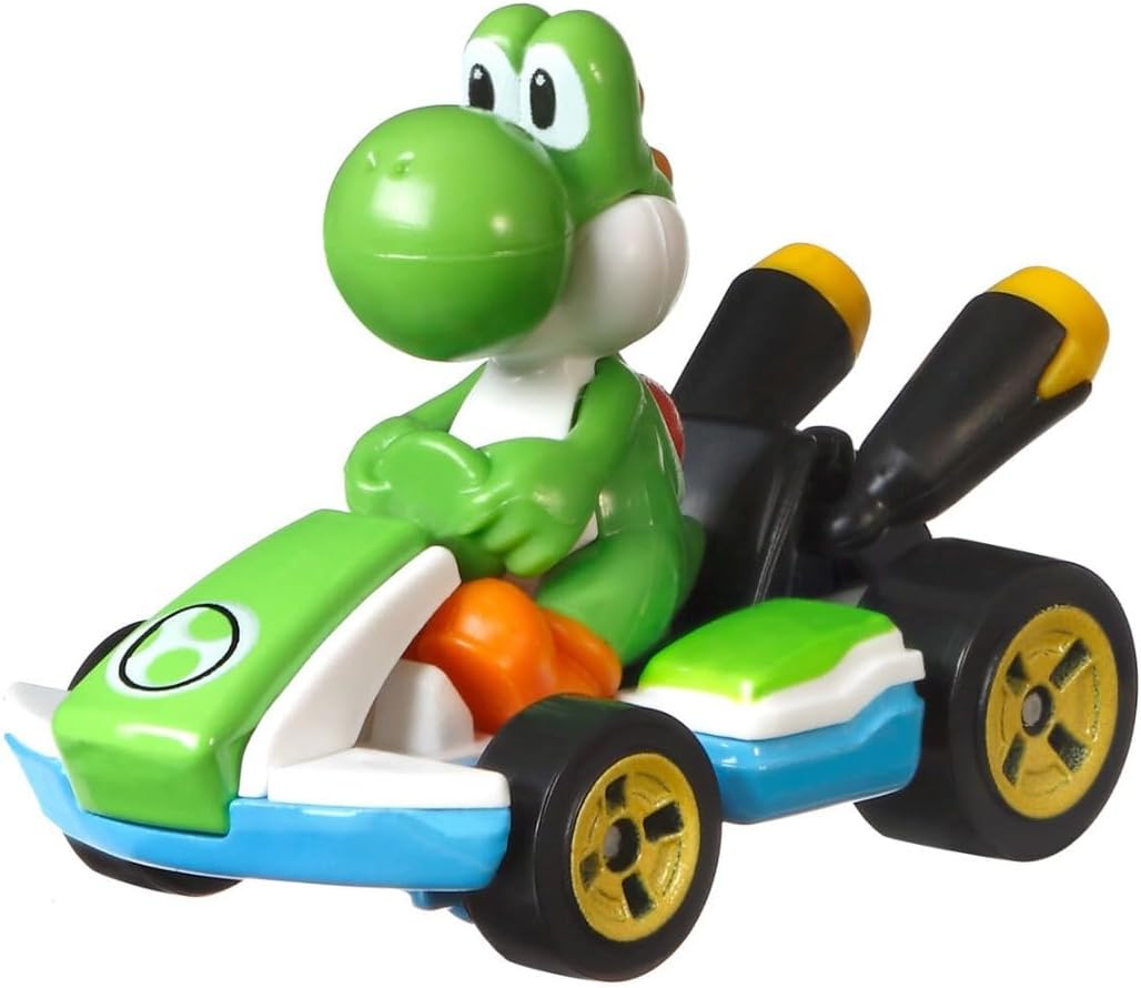 Mattel Hot Wheels - Mario Kart, Yoshi (Standard Kart) GLP38 (GBG25)