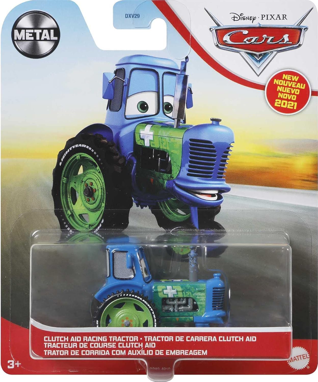 Mattel Cars - Clutch Aid Racing Tractor GRR83 (DXV29)