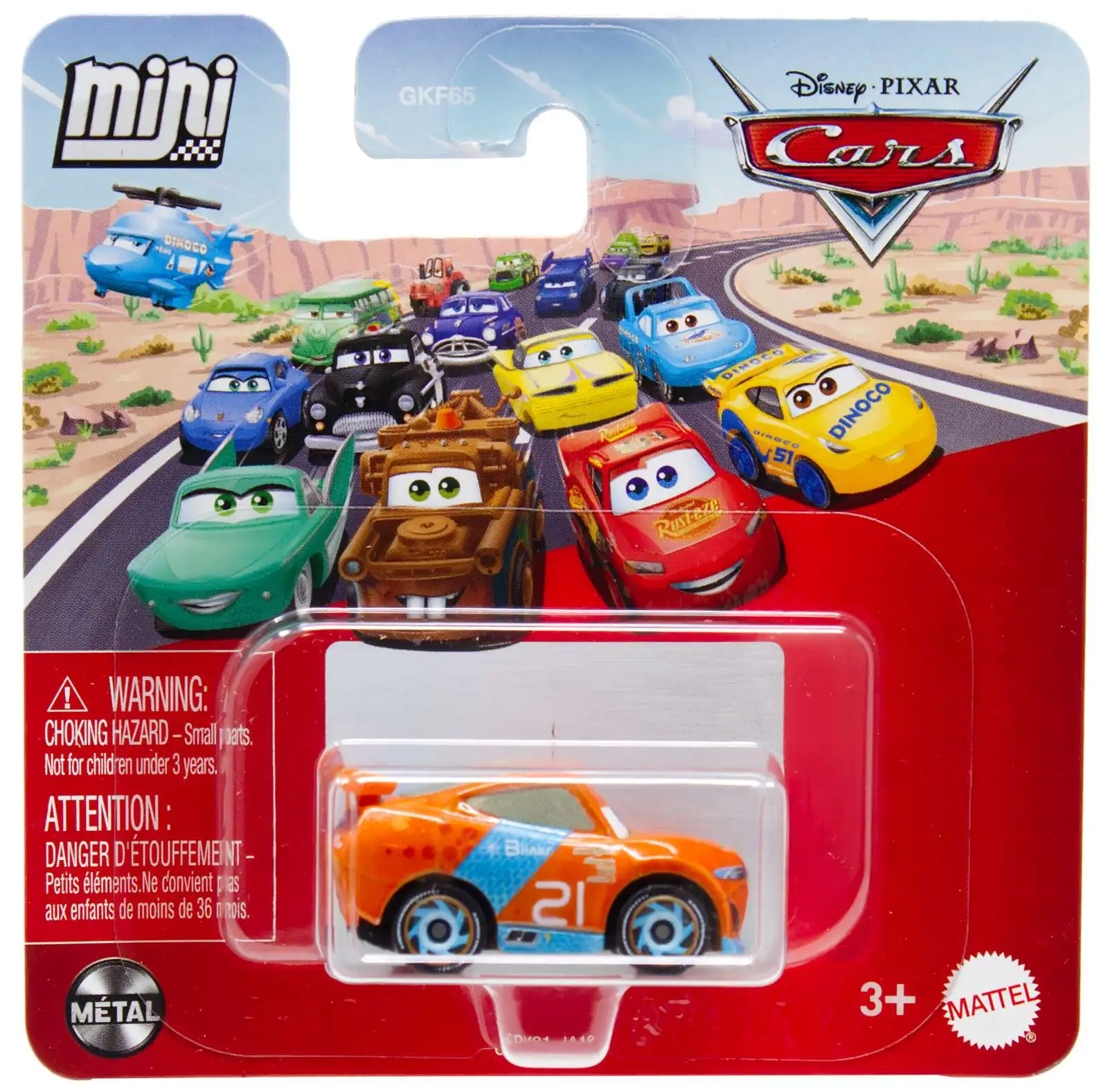 Mattel Cars - Mini Racers, Ryan "Inside" Laney GRV91 (GKF65)