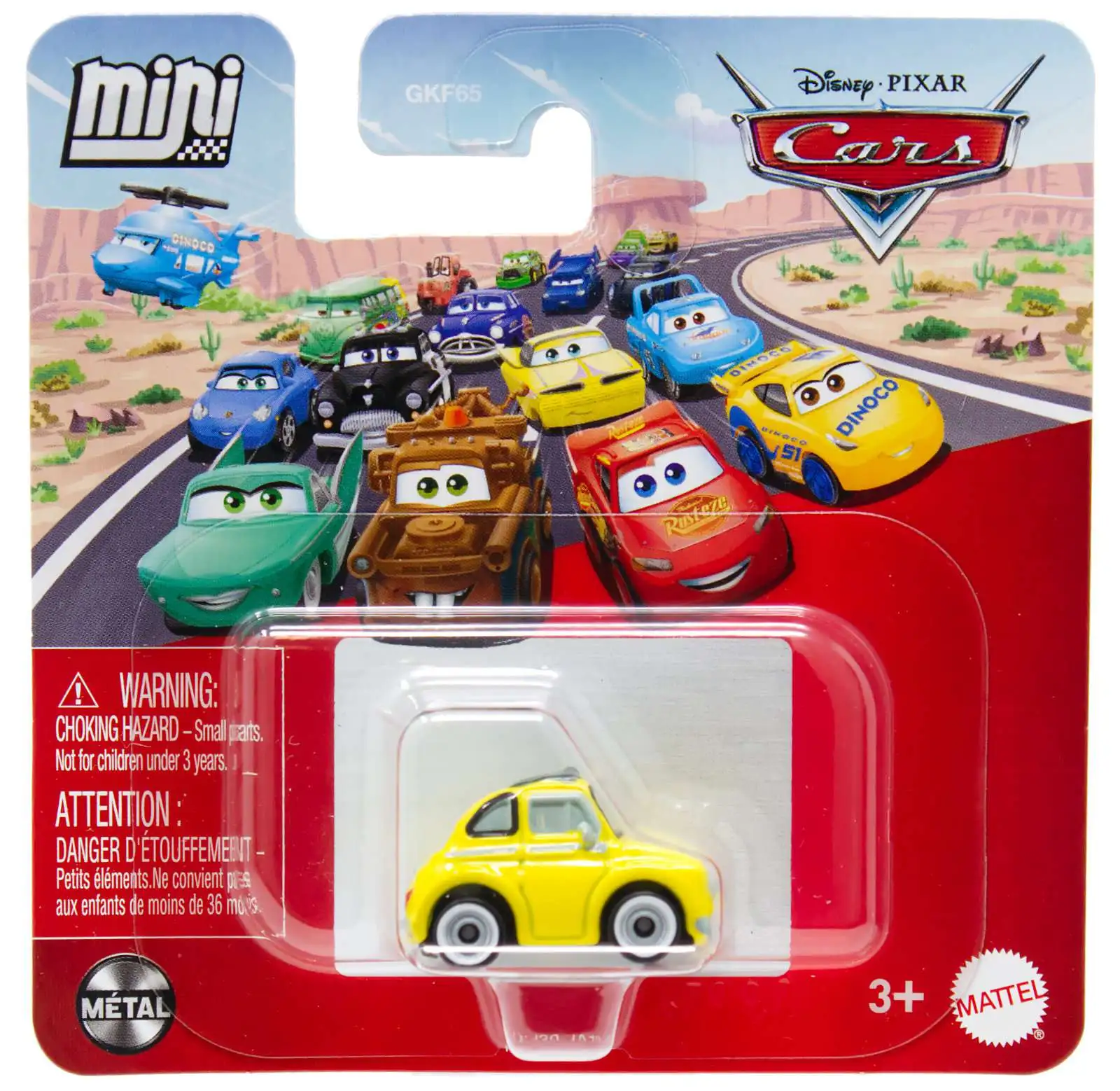 Mattel Cars - Mini Racers, Luigi HGJ30 (GKF65)