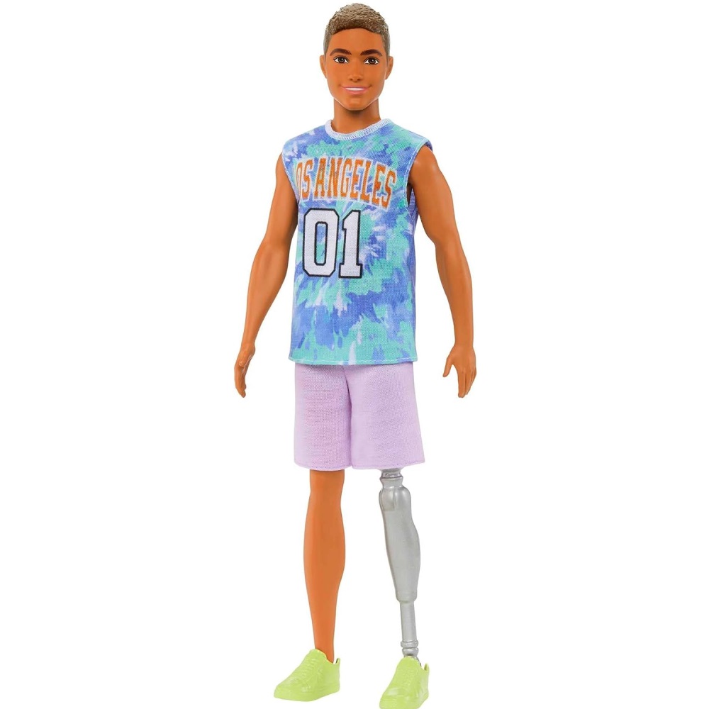 Mattel Barbie - Ken Fashionistas Doll, No.212 With Prosthetic Leg HJT11 (DWK44)