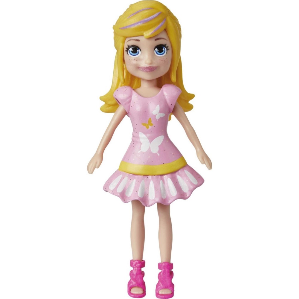 Mattel Polly Pocket - Νέα Κούκλα Με Μόδες Μεσαίο Pack, Λουλούδια HKV89 (HKV88)