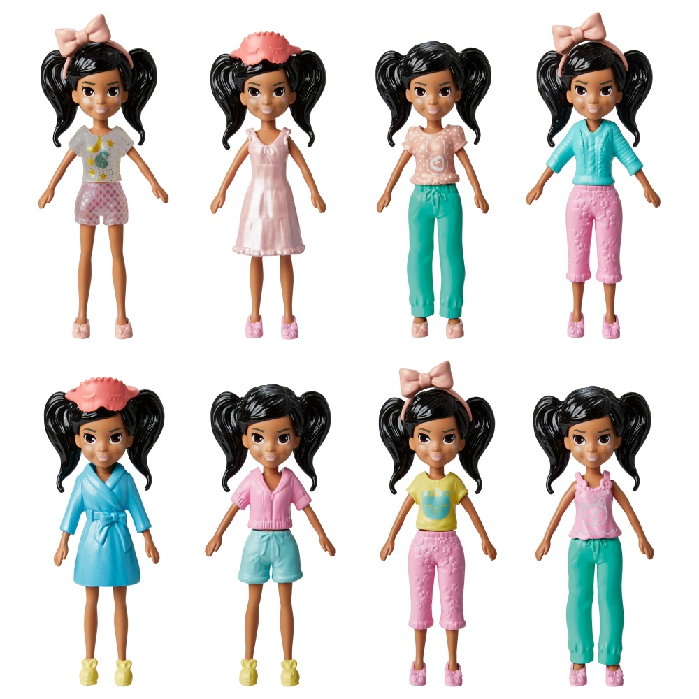 Mattel Polly Pocket - Νέα Κούκλα Με Μόδες Μεσαίο Pack, Χαλάρωση Στο Σπίτι HKV92 (HKV88)