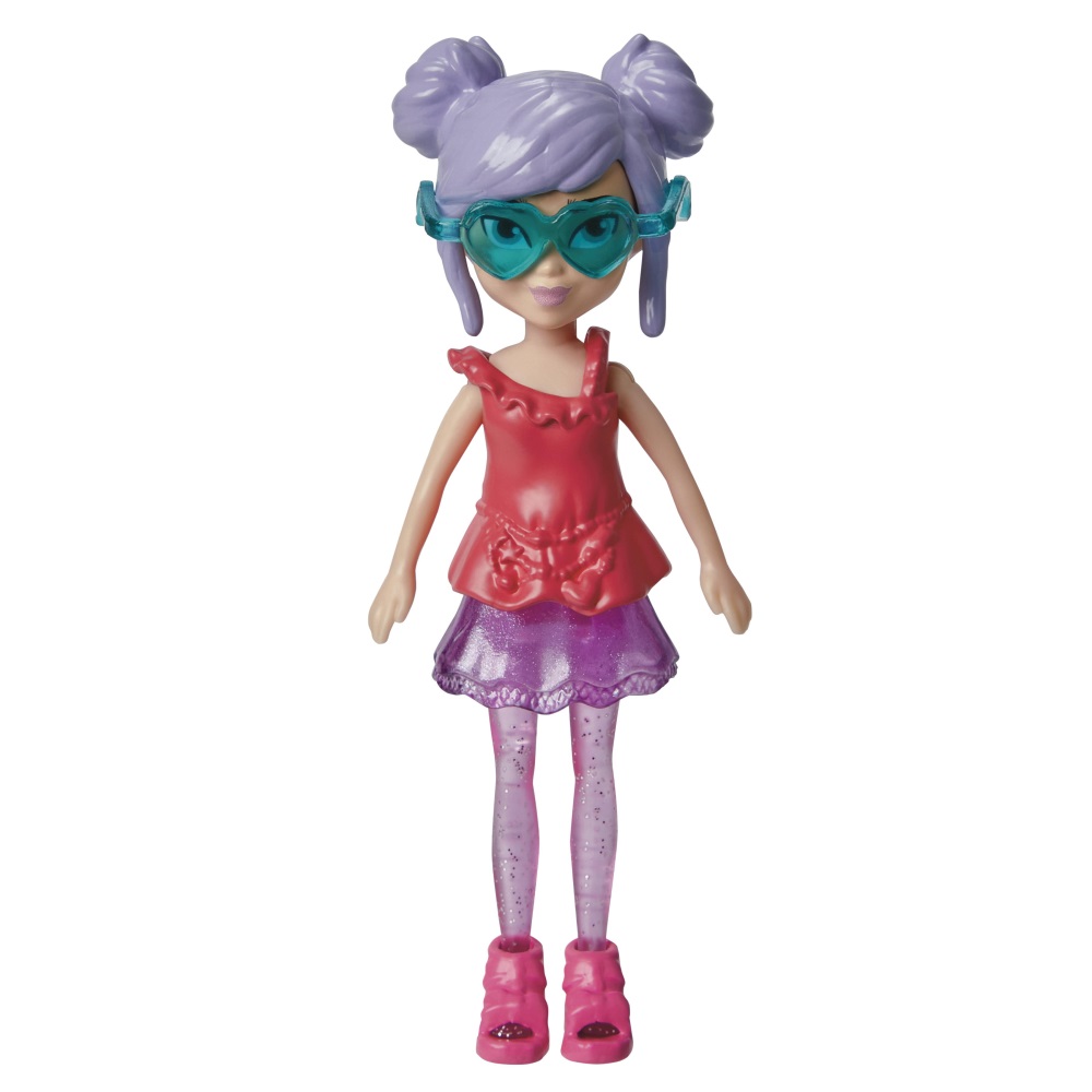 Mattel Polly Pocket - Νέα Κούκλα Με Μόδες Μεσαίο Pack, Πρωινή Βόλτα HKV94 (HKV88)