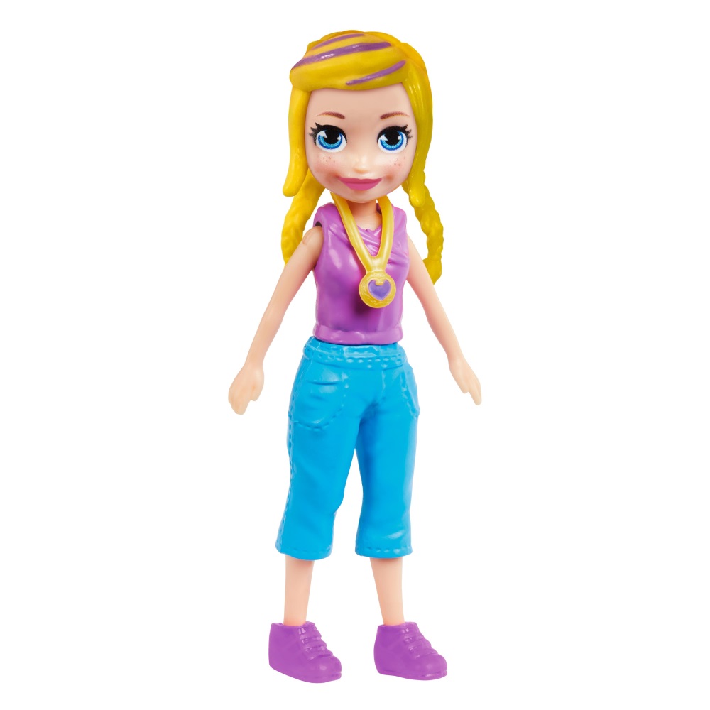 Mattel Polly Pocket - Κούκλα Με Μόδες Σε Κύλινδρο, Dog HKW06 (HKW04) 