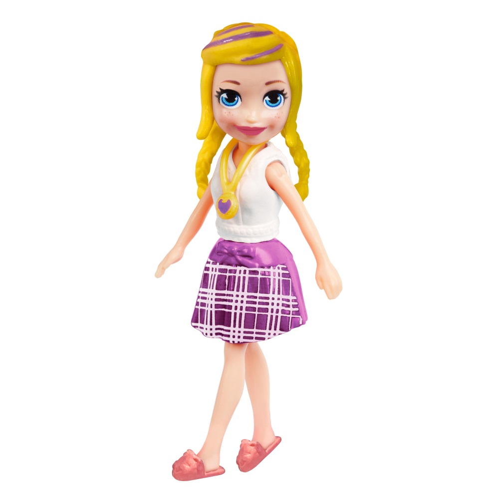 Mattel Polly Pocket - Κούκλα Με Μόδες Σε Κύλινδρο, Dog HKW06 (HKW04) 