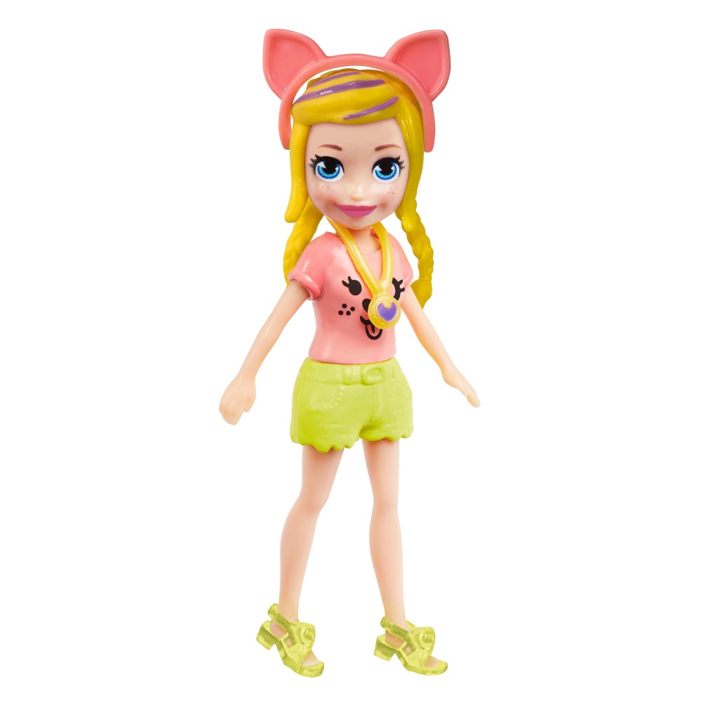 Mattel Polly Pocket - Κούκλα Με Μόδες Σε Κύλινδρο, Dog HKW06 (HKW04) 