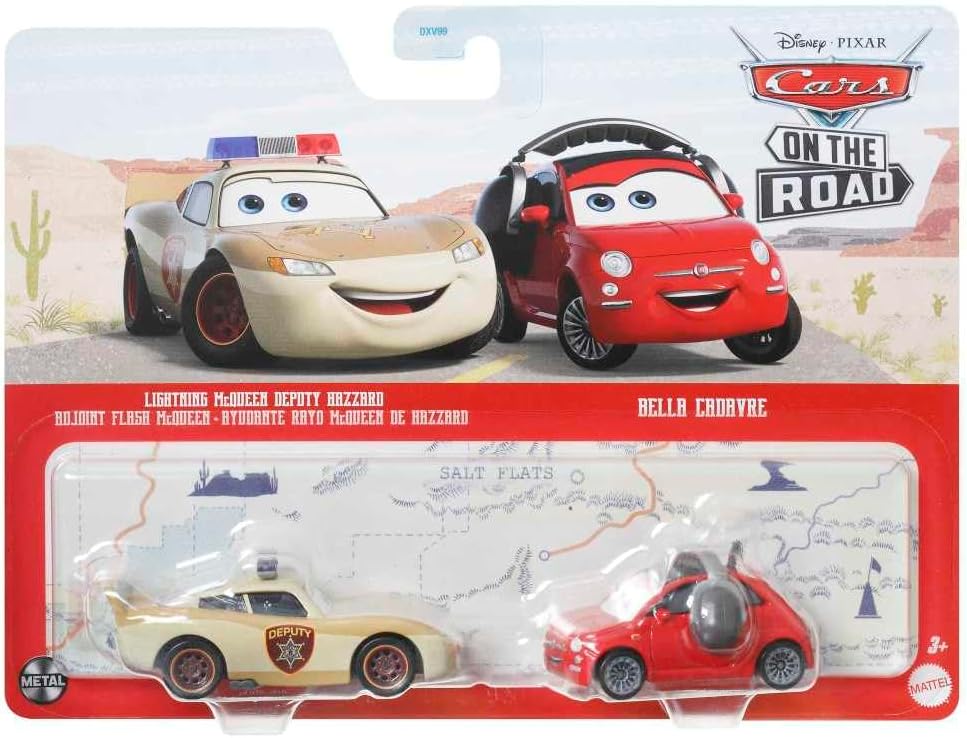 Mattel Cars - Σετ Με 2 Αυτοκινητάκια, Jim Reverick & Spikey Fillups HLH70 (DXV99)