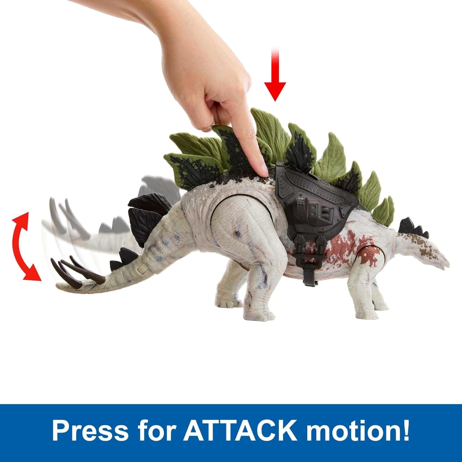 Mattel Jurassic World - Dino Trackers, Stegosaurus HLP24 (HLP23) Mattel Jurassic World - Dino Trackers, Stegosaurus HLP24 (HLP23)