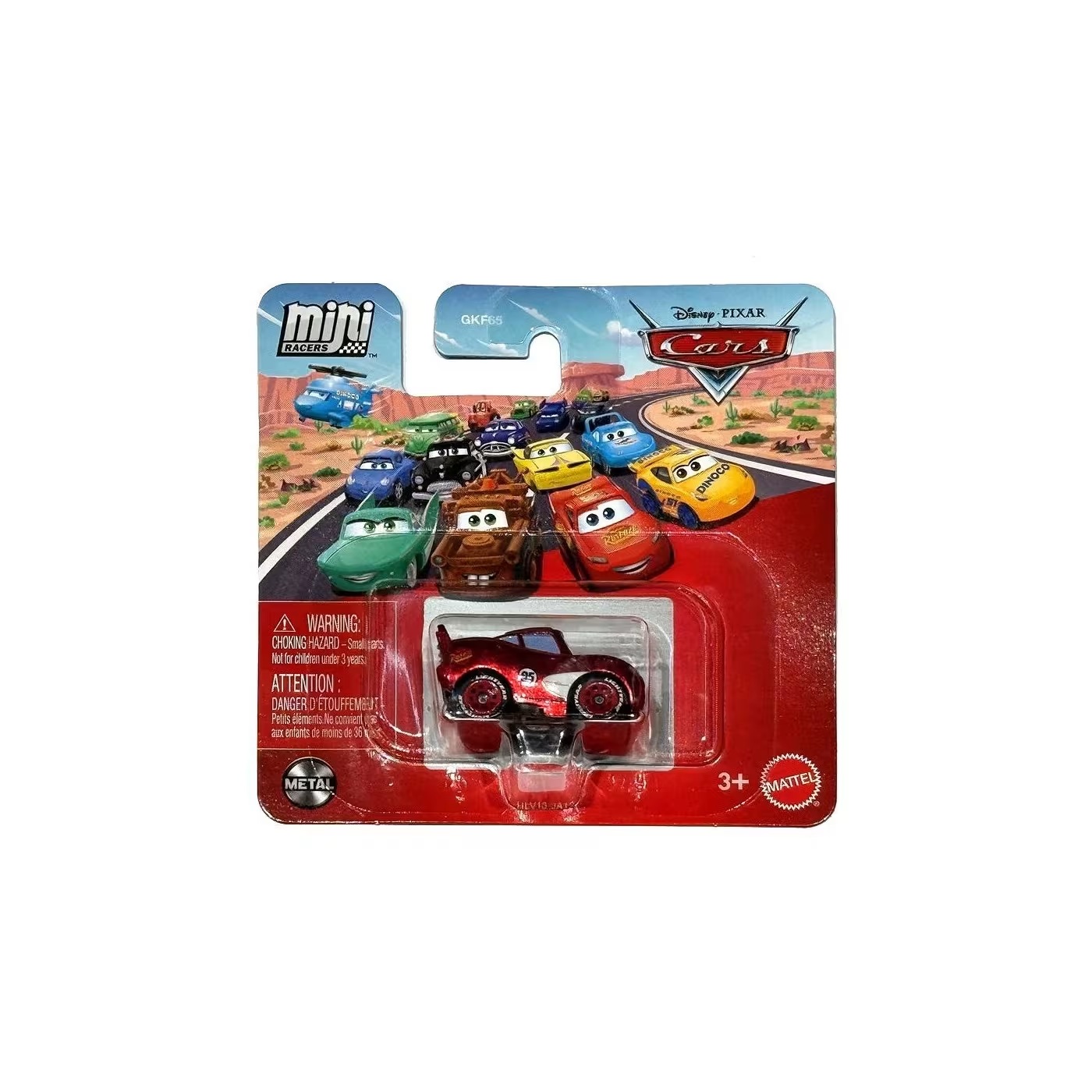 Mattel Cars - Mini Racers, Radiator Springs Lightning Mcqueen HLV13 (GKF65)