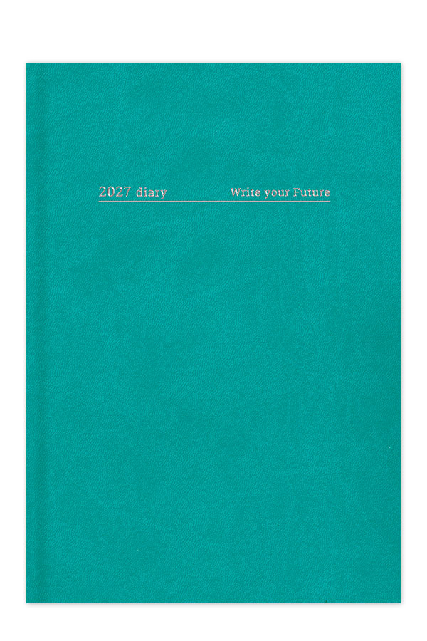 Adbook - Ημερήσιο Ημερολόγιο Minimal 2027, Turquoise 12x17 HM-1035-281