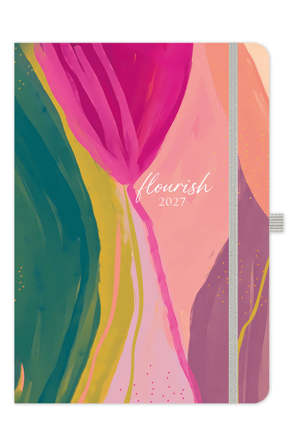 Adbook - Ημερήσιο Ημερολόγιο Free Dream 2027, Flourish 17x25 HM-2503A