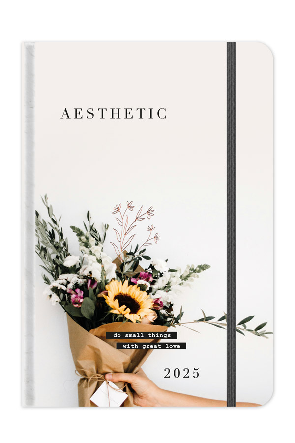 Adbook - Ημερήσιο Ημερολόγιο Aesthetic 2025, Do Small Things With Great Love 14x21 HM-3424