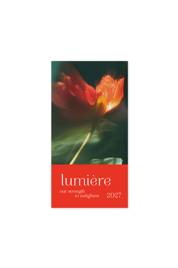 Adbook - Εβδομαδιαία Ατζέντα Κάθετη Lumière 2027, Our Strength To Enlighten 9x17 HM-3479-D