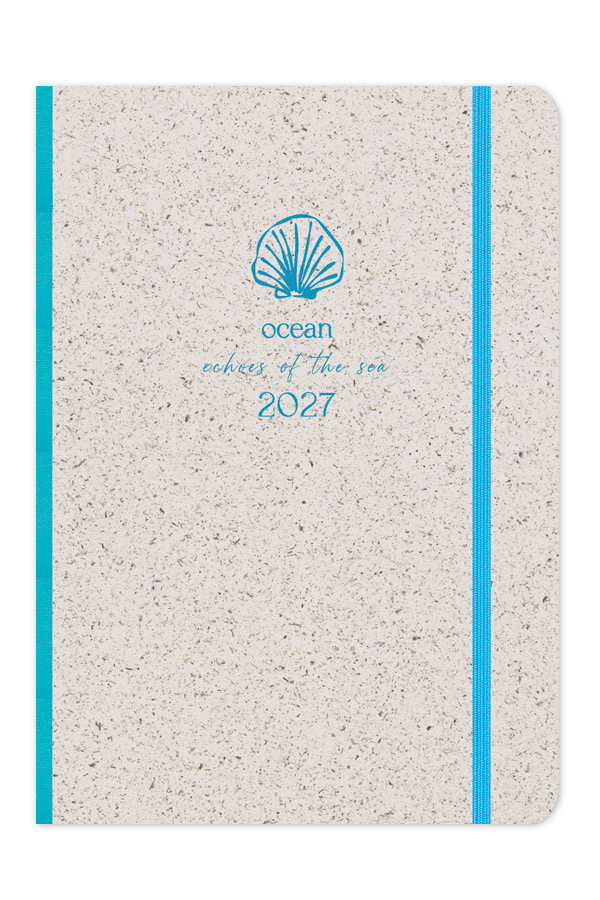 Adbook - Ημερήσιο Ημερολόγιο Ocean 2027, Κοχύλι 9x13 HM-4026-B