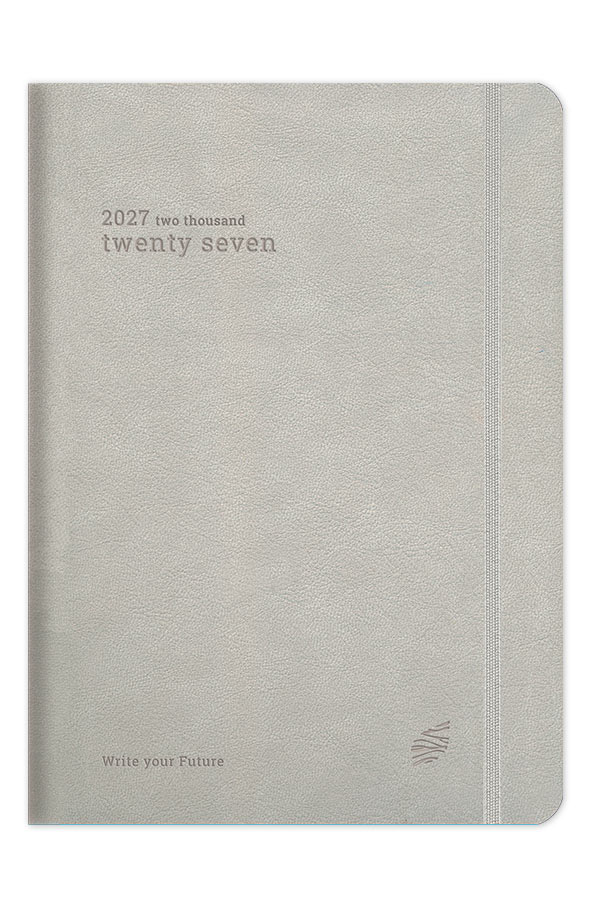 Adbook - Ημερήσιο Ημερολόγιο Refined Agile 2027, Greise 14x21 HM-5024-11