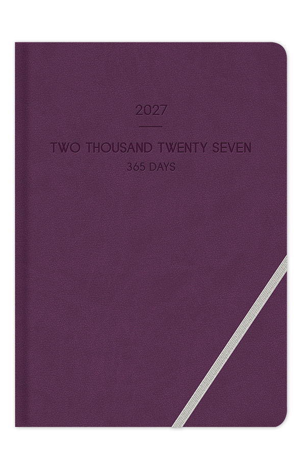 Adbook - Ημερήσιο Ημερολόγιο Lieve 2027, Purple 14x21 HM-9504-66