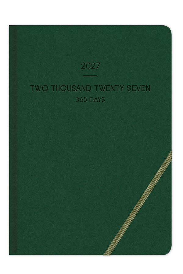 Adbook - Ημερήσιο Ημερολόγιο Lieve 2027, Green 14x21 HM-9504-32
