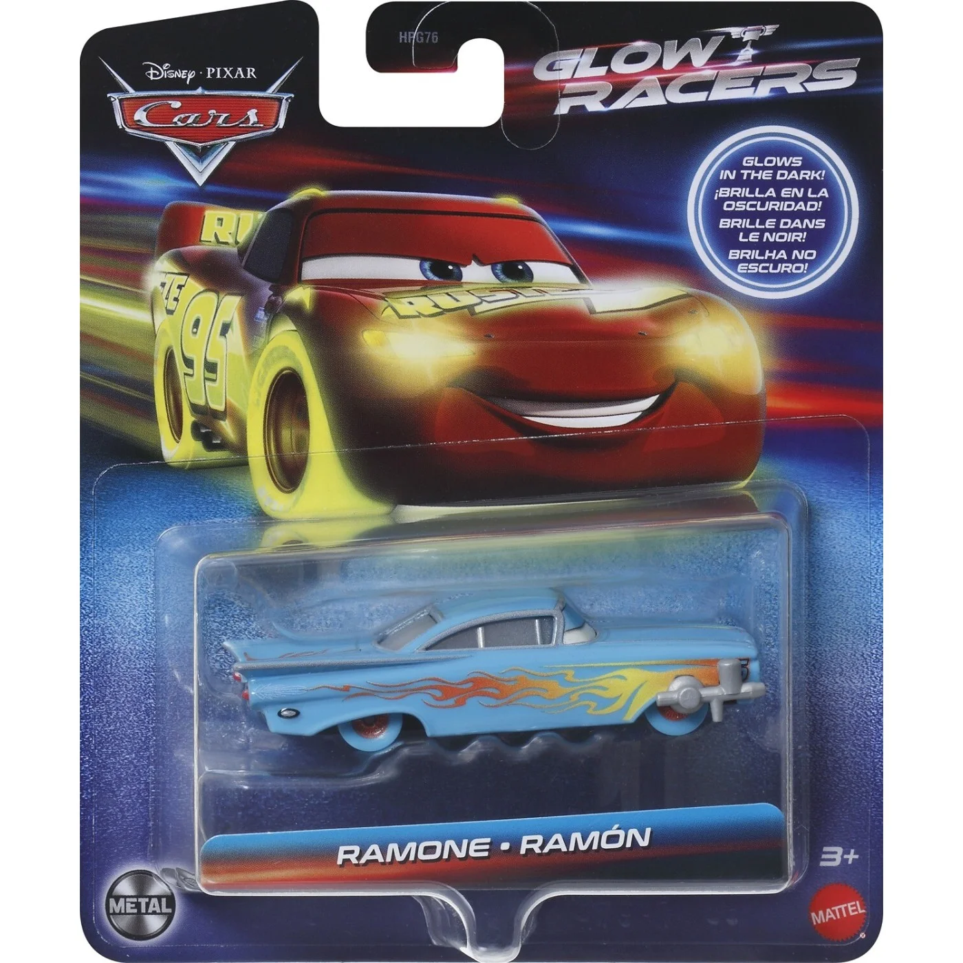 Mattel Cars - Glow Racers, Ramone HPG79 (HPG76)