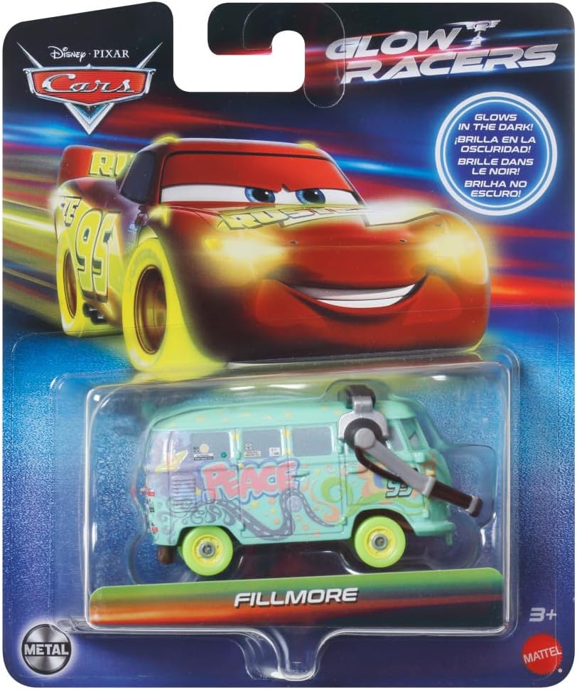 Mattel Cars - Glow Racers, Fillmore HPG80 (HPG76)