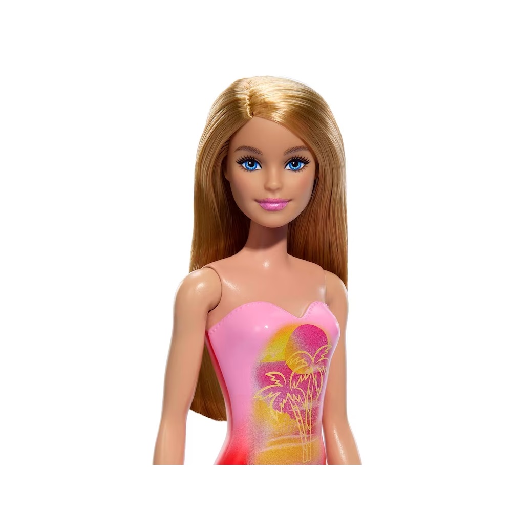 Mattel Beach Barbie - Doll With Pink Swimsuit HPV19