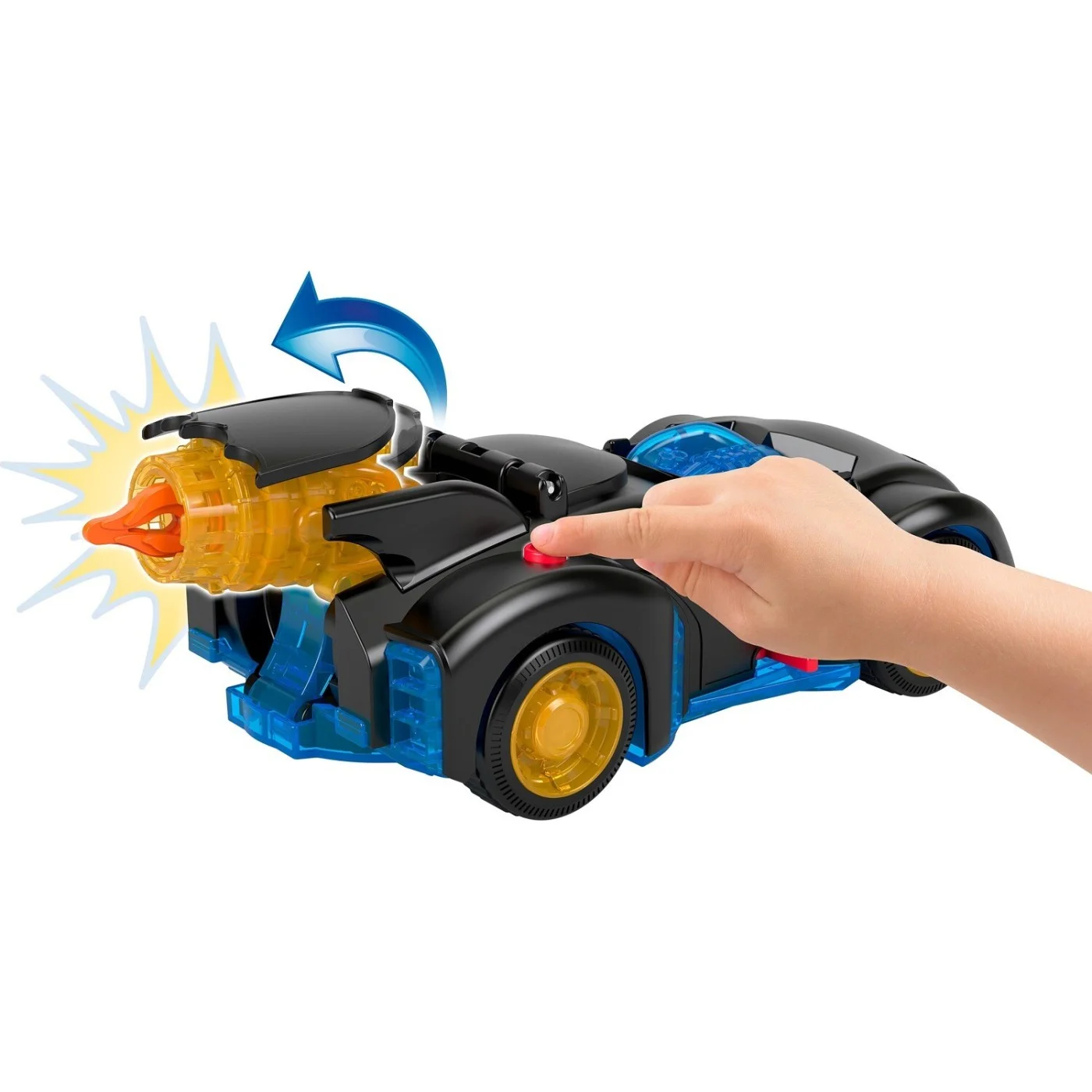 Fisher Price - Imaginext, DC Super Friends, Shake And Spin Batmobile HRP08 (M5649)