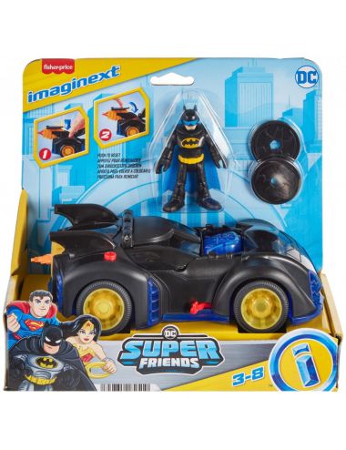 Fisher Price - Imaginext, DC Super Friends, Shake And Spin Batmobile HRP08 (M5649)