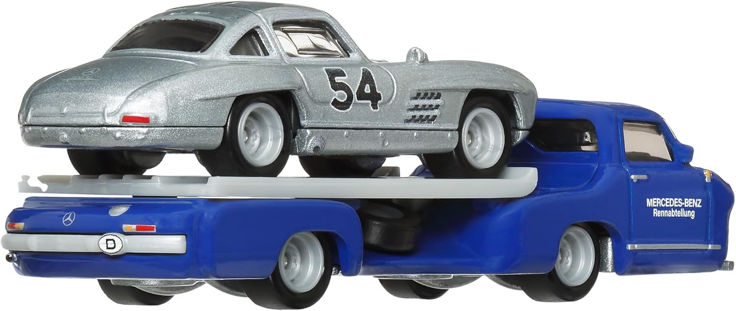 Mattel Hot Wheels - Νταλίκα Με Αυτοκινητάκι, Mercedes-Benz 300 SL & '55 Mercedes Benz Blaues Wunder HRV48 (FLF56) Mattel Hot Wheels - Νταλίκα Με Αυτοκινητάκι, Mercedes-Benz 300 SL & '55 Mercedes Benz Blaues Wunder HRV48 (FLF56)