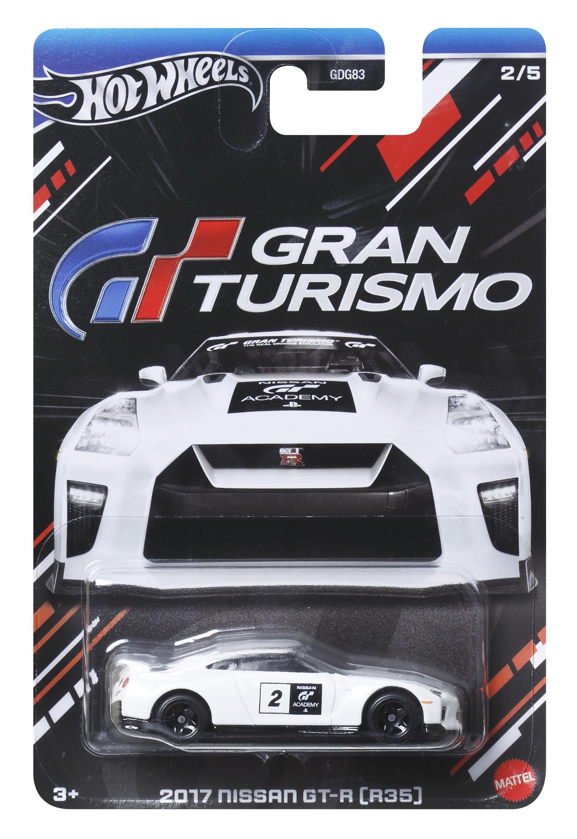 Mattel Hot Wheels - Αυτοκινητάκι Grand Turismo, 2017 Nissan GT-R R35 HRV64 (GDG83/HWR61)