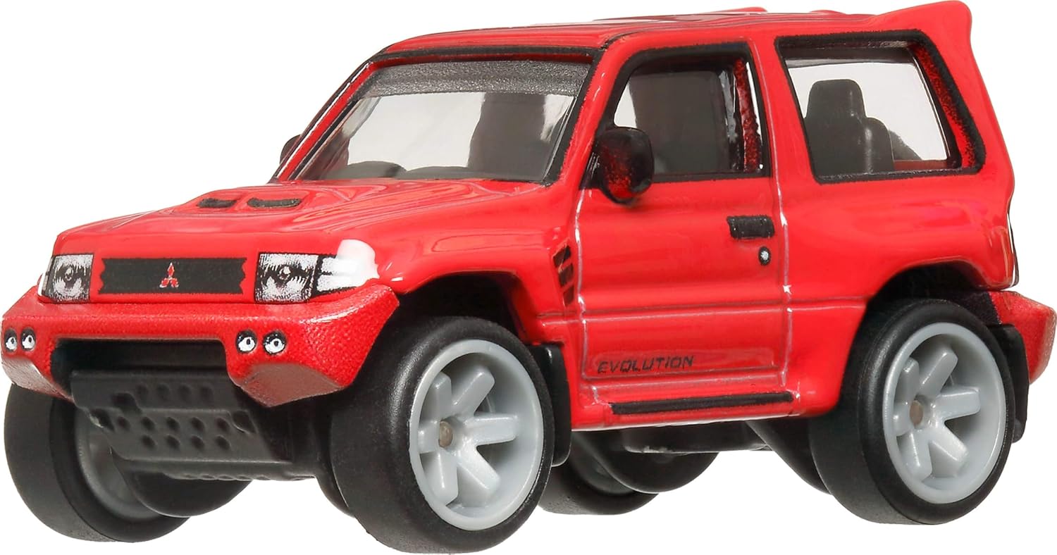 Mattel Hot Wheels – Συλλεκτικό Αγωνιστικό Αυτοκινητάκι, Car Culture Circuit, Mitsubishi Pajero Evolution (5/5) HRV89 (FPY86)