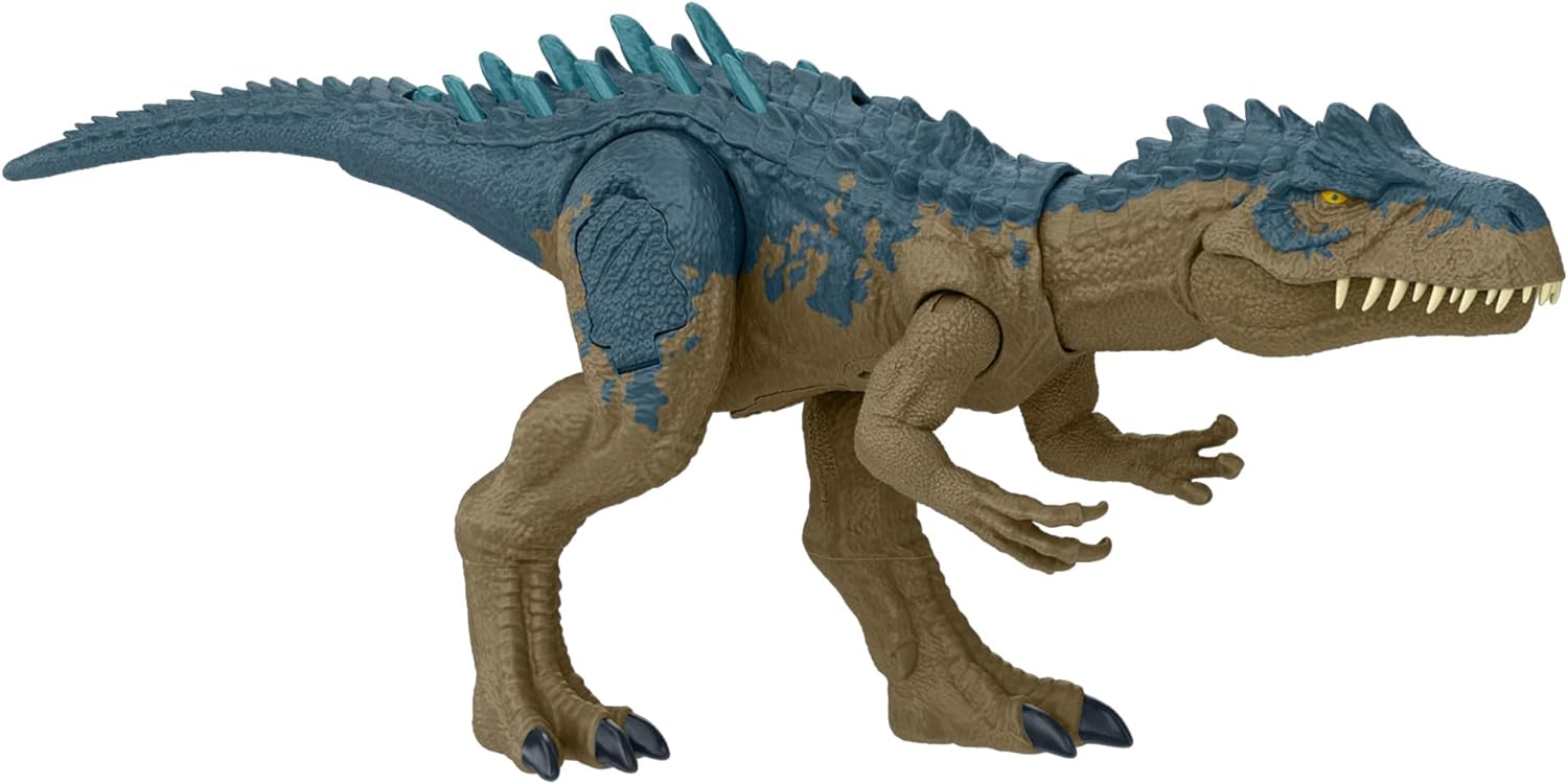 Mattel Jurassic World - Ruthless Rampagin Allosaurus Dinosaur Με Κίνηση Και Ήχο HRX50