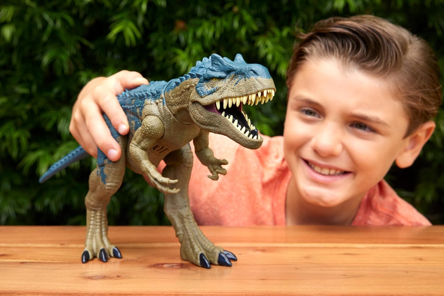 Mattel Jurassic World - Ruthless Rampagin Allosaurus Dinosaur Με Κίνηση Και Ήχο HRX50