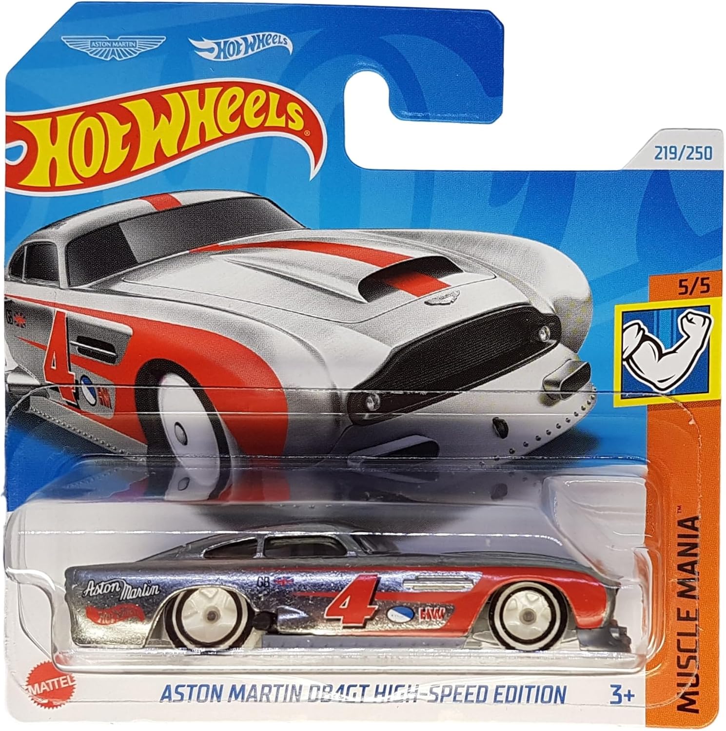 Mattel Hot Wheels - Αυτοκινητάκι HW Muscle Mania , Aston Martin DB4GT High-Speed Edition (5/5) HRY86 (5785)