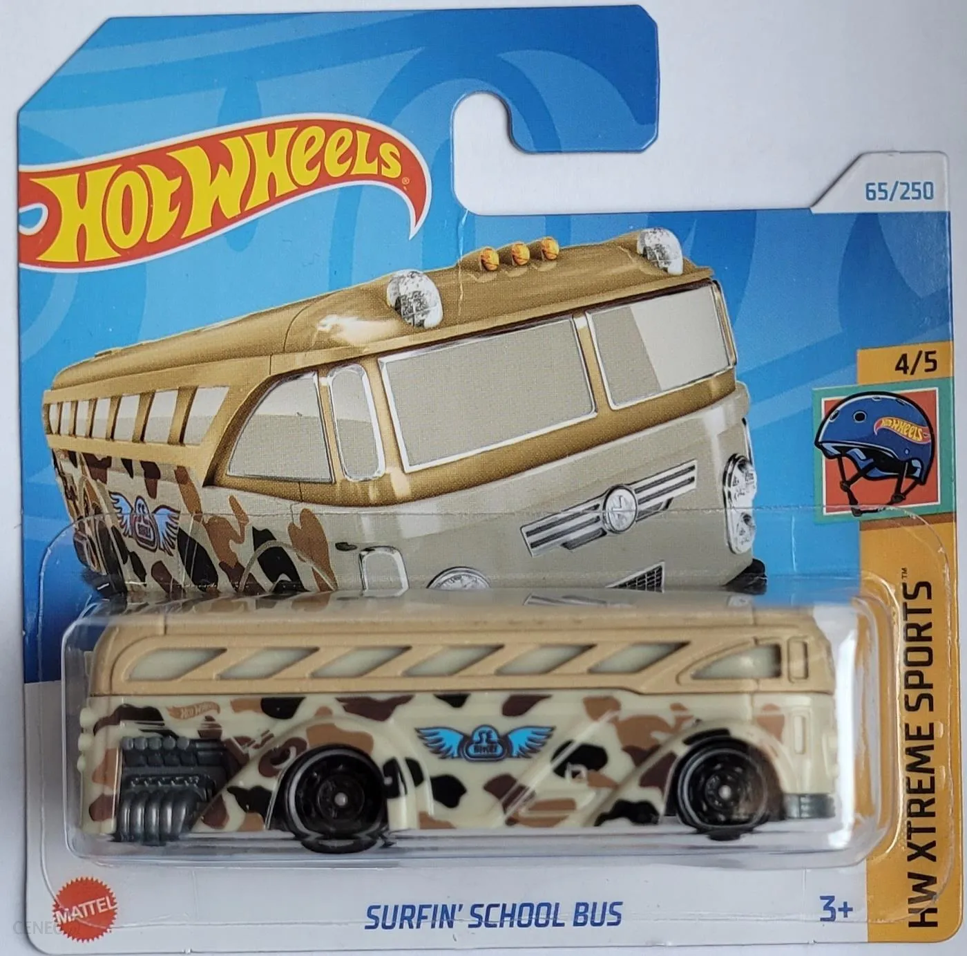 Mattel Hot Wheels - Αυτοκινητάκι HW Xtreme Sports, Surfin΄ School Bus (4/5) HTB99 (5785)