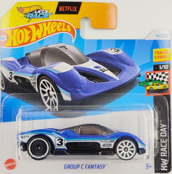 Mattel Hot Wheels - Αυτοκινητάκι HW Race Day, Group C Fantasy (1/10) HTC74 (5785)