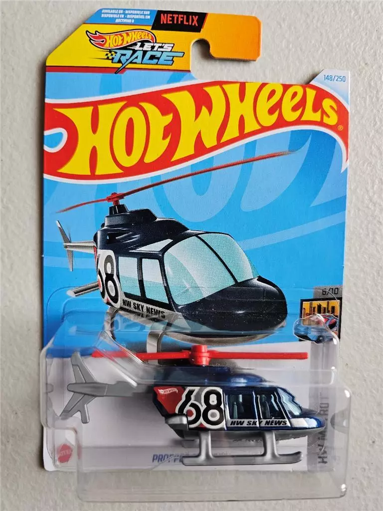 Mattel Hot Wheels - Αυτοκινητάκι HW Metro, Propper Chopper (6/10) HTD69 (5785)