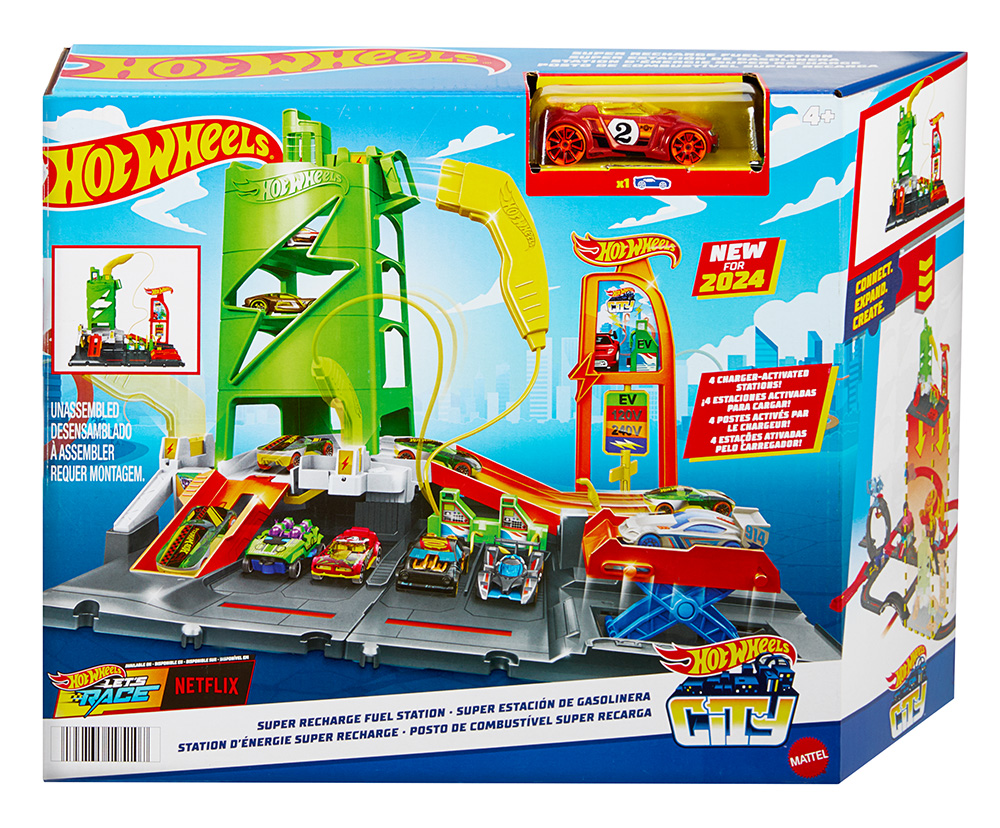 Mattel Hot Wheels - Πίστα Σταθμός Καυσίμων HTN79