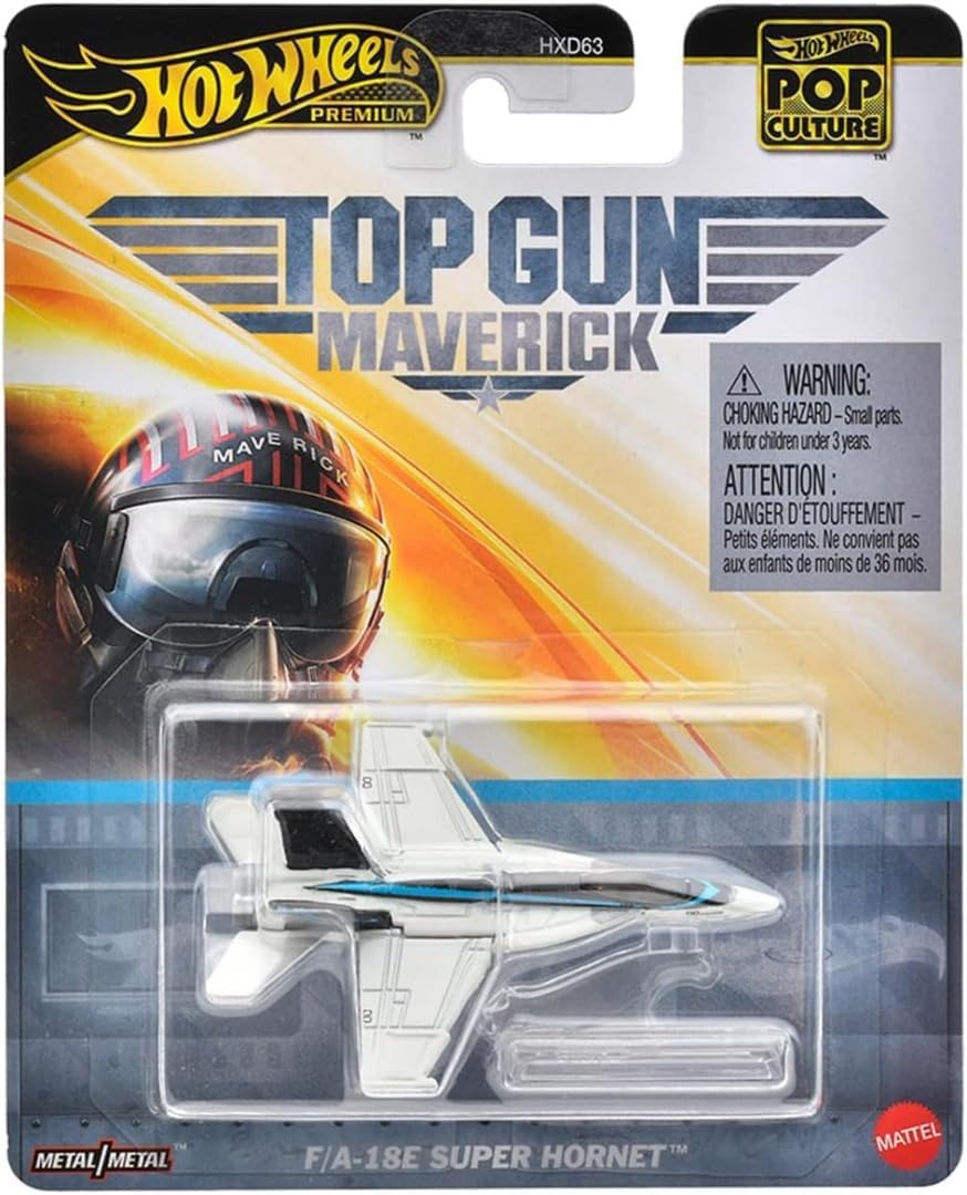 Mattel Hot Wheels - Συλλεκτικό Αυτοκινητάκι - Maverick F/A-18E Super Hornet HVJ37 (HXD63)