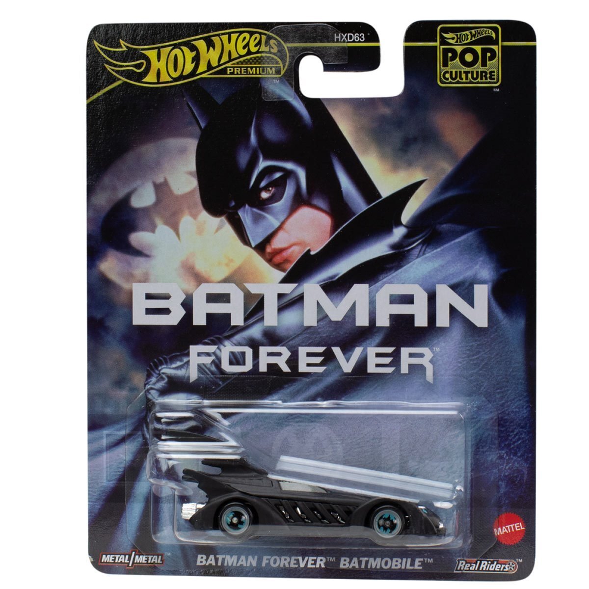 Mattel Hot Wheels - Συλλεκτικό Αυτοκινητάκι - Batman Forever Batmobile HVJ39 (HXD63)