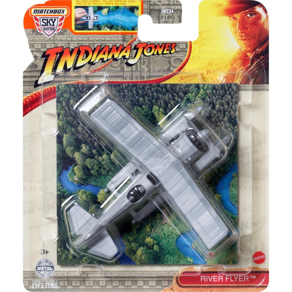 Mattel Matchbox - Αεροπλανάκι Indiana Jones, River Flyer (10/32) HVM41 (HHT34)